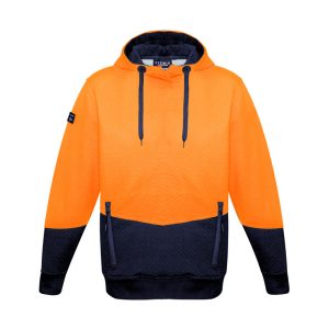 Unisex Hi Vis Textured Jacquard Hoodie