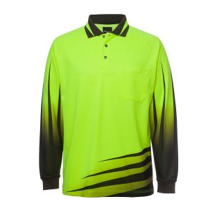 JB’s Hi Vis L/S Rippa Sub Polo