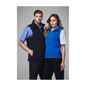 Plain Microfleece Mens Vest