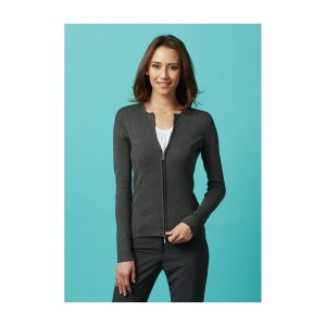 2-Way Zip Ladies Cardigan