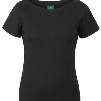 C of C  Ladies Short Sleeve Boat Neck Tee