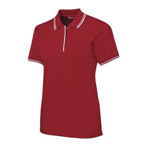 Ladies Contrast Short Sleeve Polo