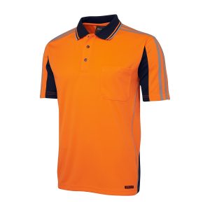 JB’s Hi Vis 4602.1 Short Sleeve Arm Tape Polo