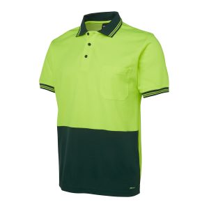 JB’s Hi Vis Cotton Back Polo – Short Sleeve