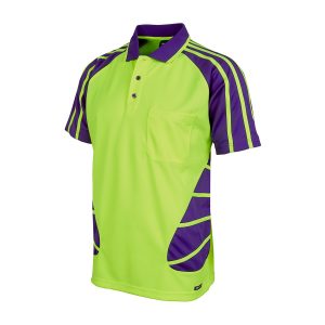 JB’s Hi Vis Short Sleeve Spider Polo