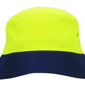 Breathable P/Twill Hi-Vis Safety Bucket Hat
