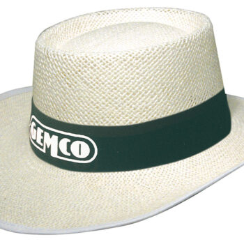 White Classic String Straw hat