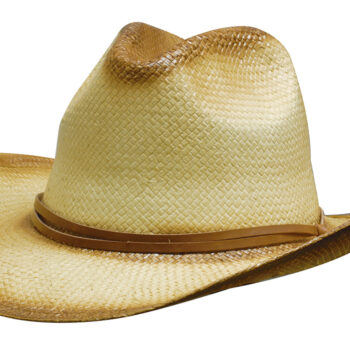 Sprayed Cowboy Hat w/- Leather Band