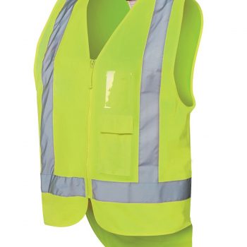 JB’s Hi-vis Drop Tail H Pattern Zip (D+N) Vest