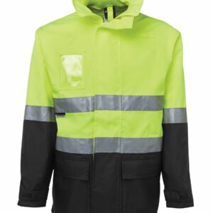 JB's Hi Vis 2 In 1 Long Line Jacket Day + Night 3M