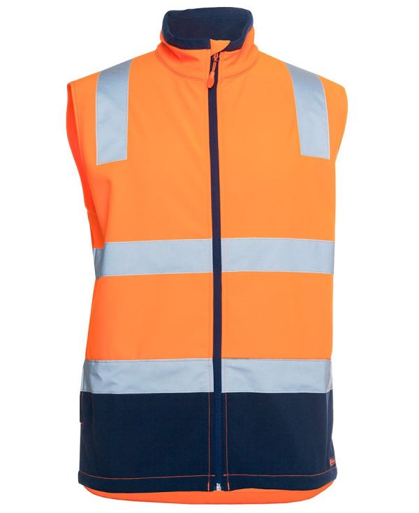 JB's Hi Vis D+N Water Resistant Softshell Vest