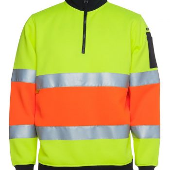 JB’s Hi Vis (D+N) 1/2 Zip Fleecy Sweat