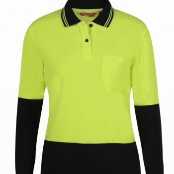 JB’s Ladies Hi-vis L/S Comfort Polo