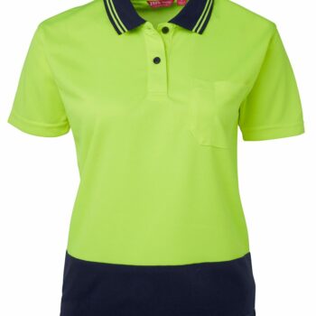 JB’s Ladies Hi Vis Short Sleeve Comfort Polo