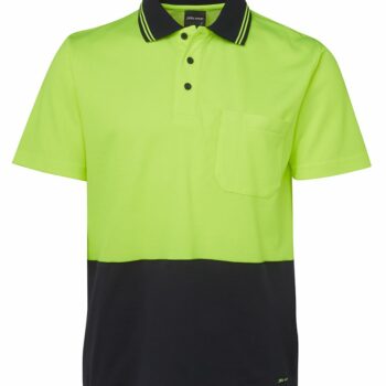 JB’s Hi Vis Non Cuff S/S Cotton Back Polo