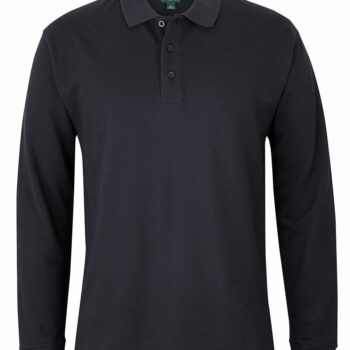 C of C Long Sleeve Pique Polo