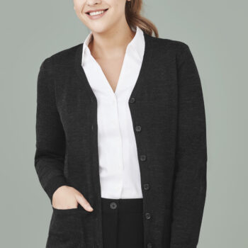 Womens Button Front Cardigan