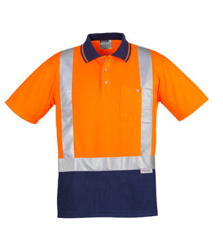 Day/Night Two Tone Polo – Short Sleeve Shoulder
