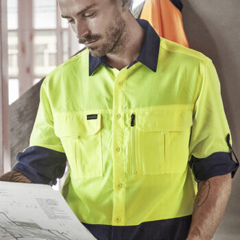 Mens Hi Vis Outdoor L/S Shirt