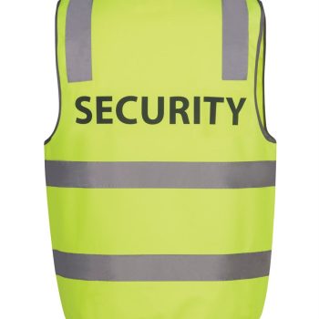 JB’s Hi-vis (D+N) Safety Vest – Security Print On