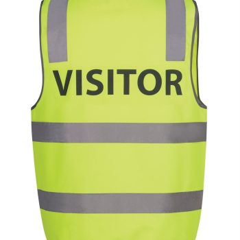 JB’s Hi-vis (D+N) Safety Vest – Visitor Print On B