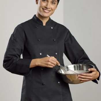 Gusto Womens Cotton L/S Chef Jacket