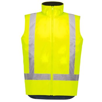 Unisex Hi Vis Waterproof Reversible Vest