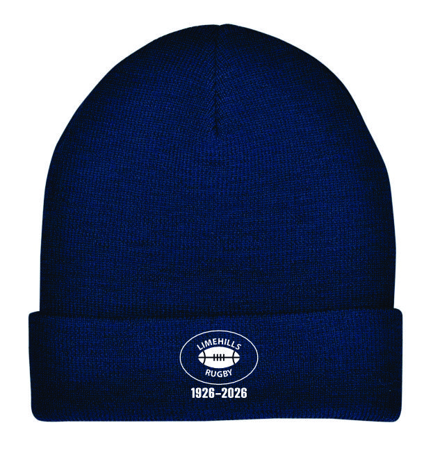 Limehills Rugby 100th Jubilee Wool Beanie