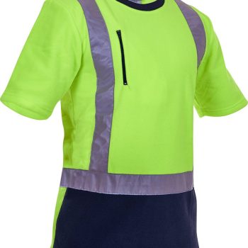 Caution Hi-Vis D/N Polar Fleece Crew Neck T-Shirt