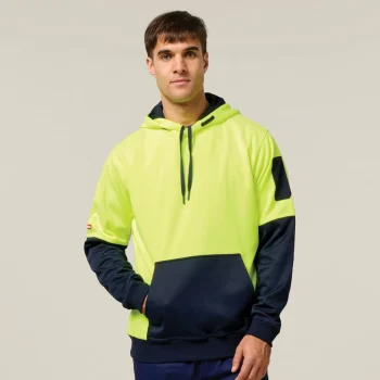 Foundations Hi Vis 2 Tone Fleece Hoodie